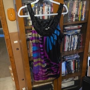 Heart Soul Multicolor Sleeveless Blouse